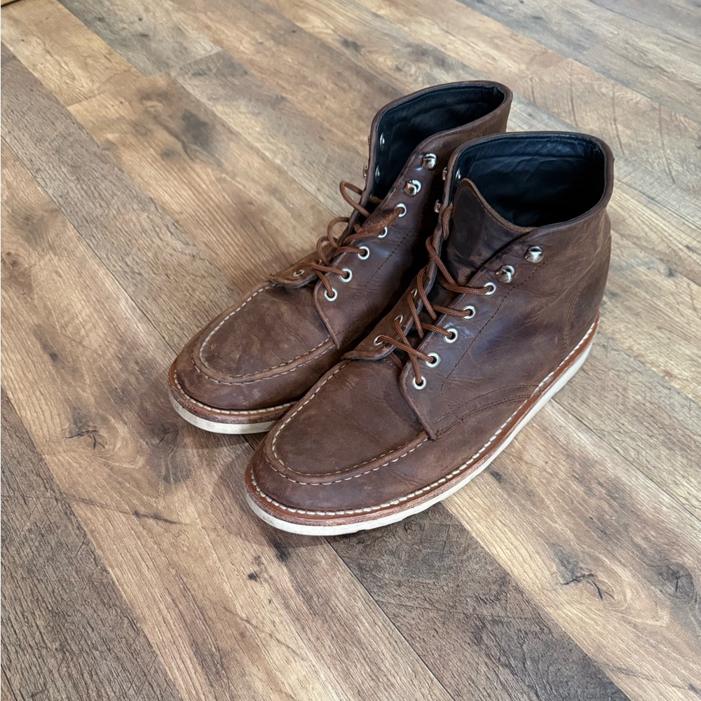 Thursday Boot Diplomat Men’s 10.5 Arizona Adobe Brown Suede Moc Toe Lace Up